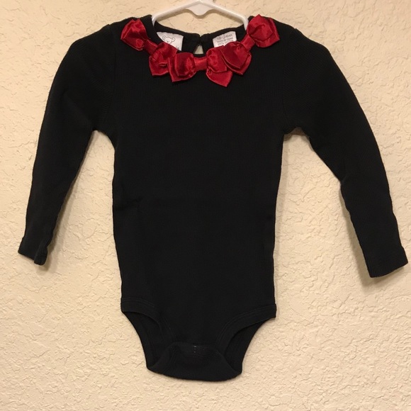 2-piece Black & Red Onesy & Skirt - Picture 2 of 3